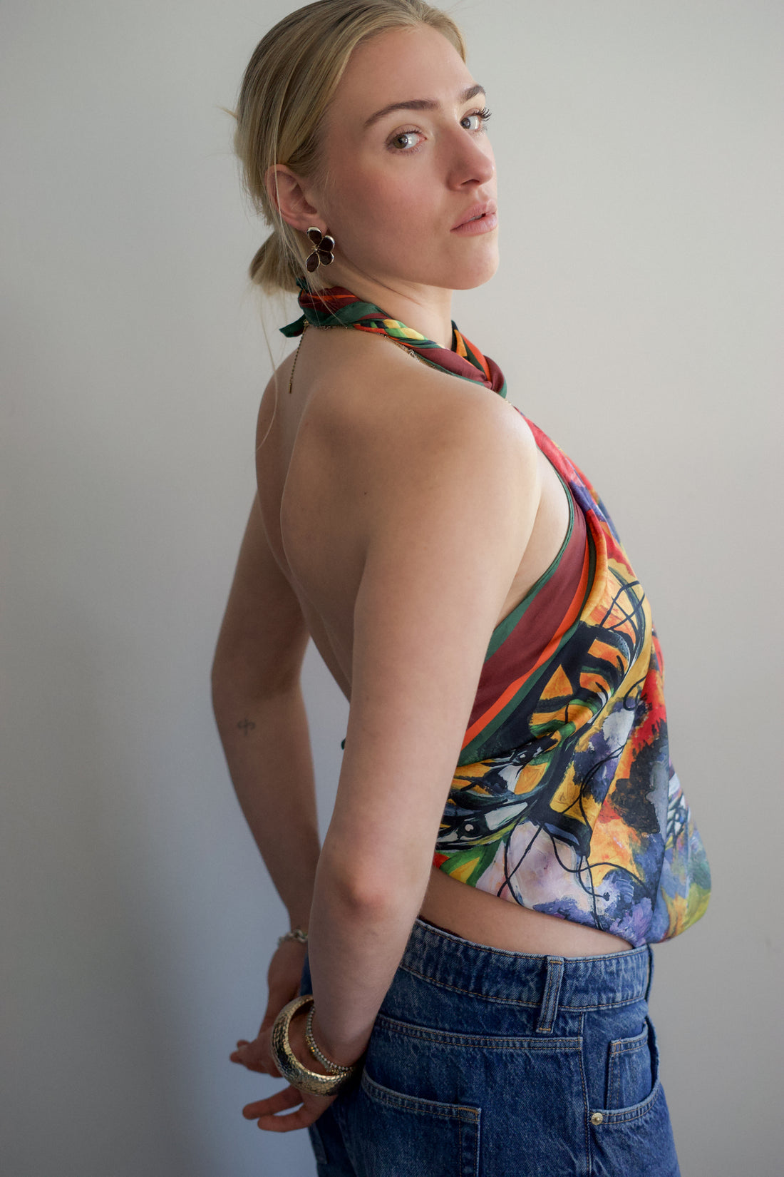 As a bandeau top
