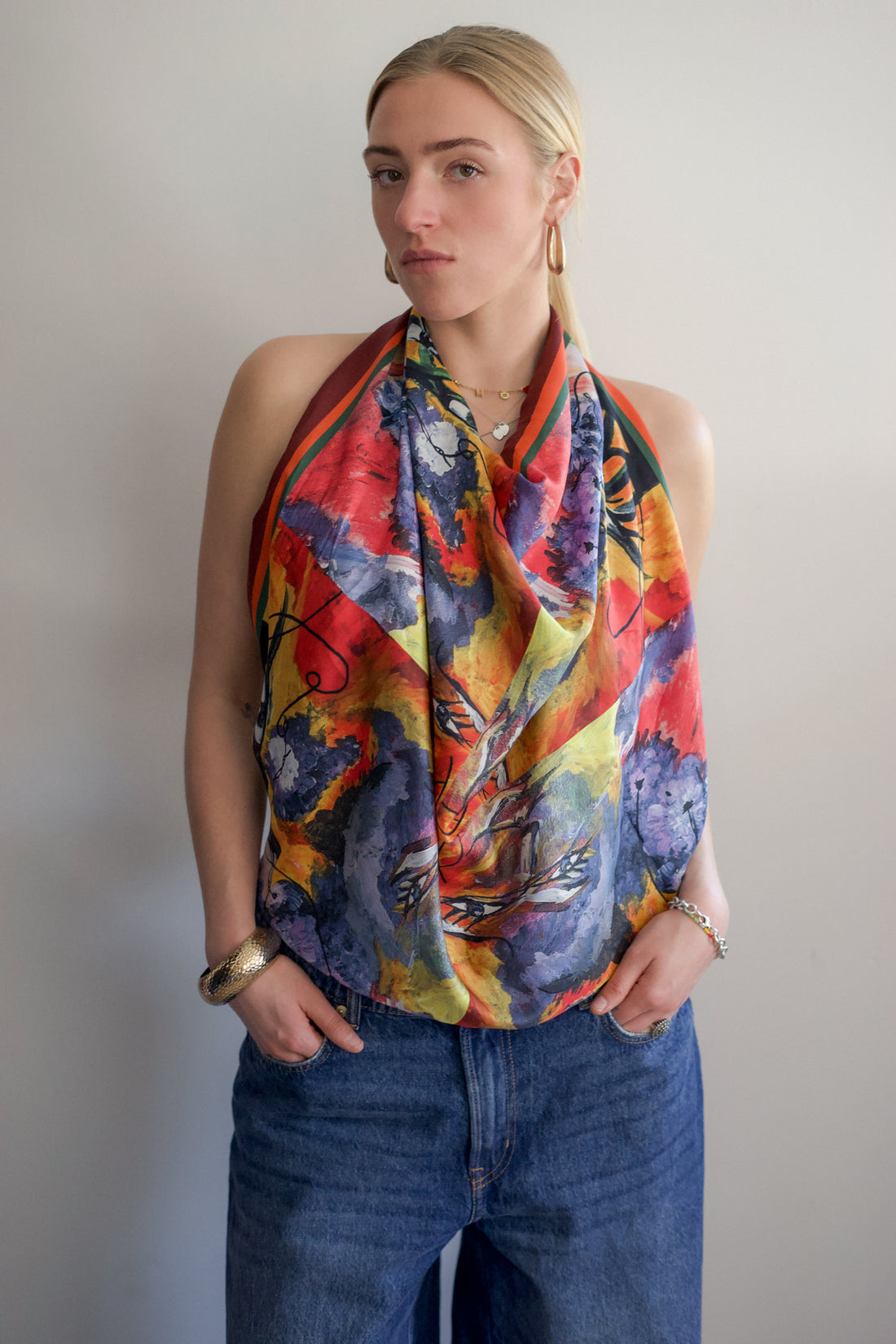 As a halter top